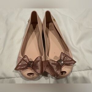 Melissa girls nude dress shoes size 13